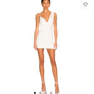 revolve eleanor mini dress in white size S